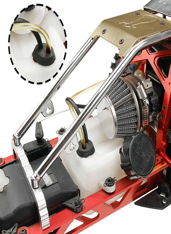 FLMLF طقم فلتر زيت FLMLF مع غطاء خزان الوقود، متوافق مع محركات زينواه وشونغيانغ، ومناسب لسيارات HPI باجا روفان وكينغ موتور 5B 5T 5SC - Image 2